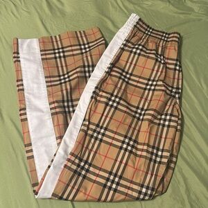 Burberry Check Wide Leg Pant